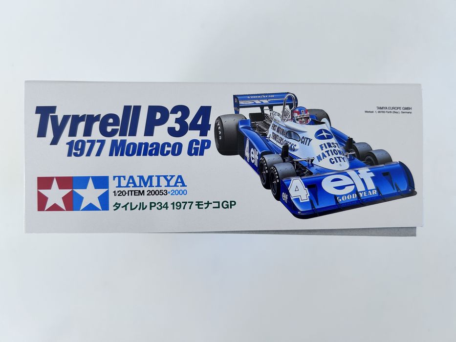 Samochód Bolid Formuła 1 Tyrrell P34 Monaco GP Tamiya 20053