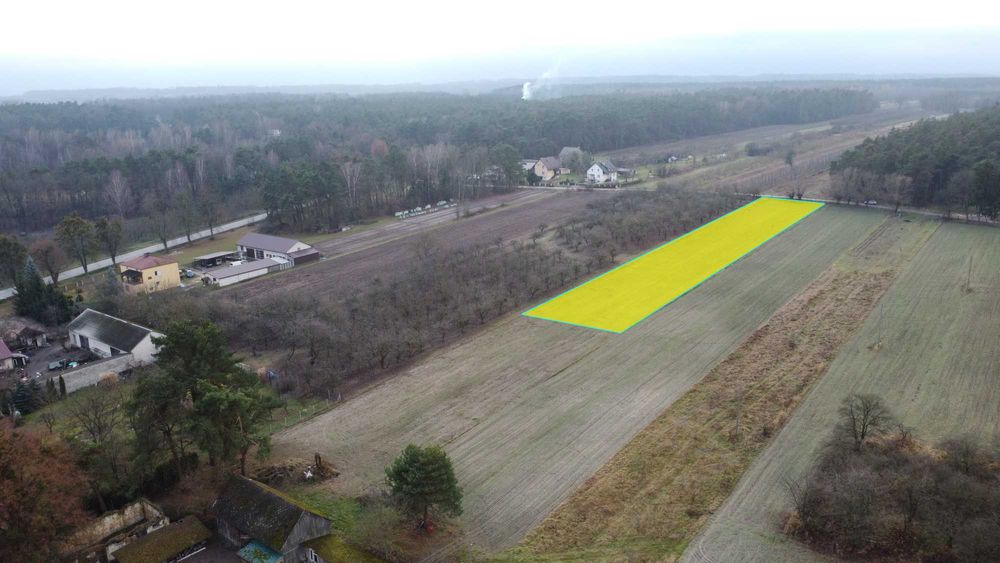 Grunt pod zabudowę, 4009 m² Dąbrówka, 4,5 km od Kazimierza Dolnego