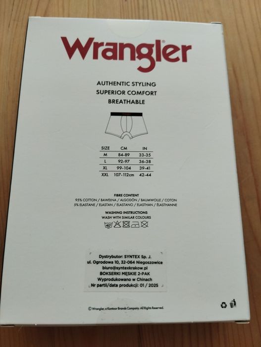Wrangler Bokserki męskie L 2pack