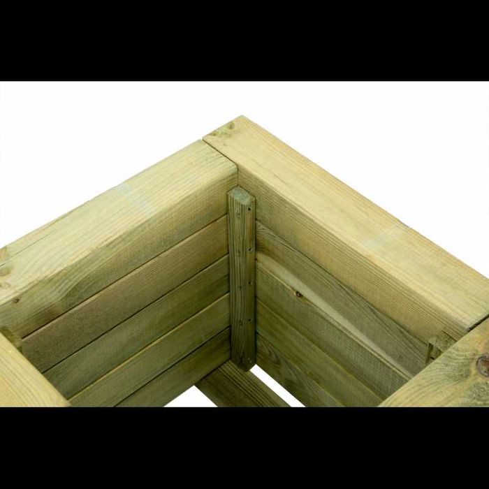 Drewniana Donica Ogrodowa Impregnat 47x47x37,5 cm Wyprzedaz!