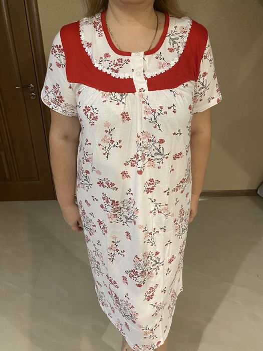 Жіноча нічна сорочка ночнушка 50 52 54 58 60