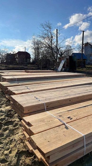 Пиломатеріали. Дошка 150*35*4м (кроква, лат, брус рейка) від виробника