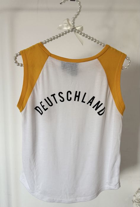 Bluzka deutschland bez rękawów XS