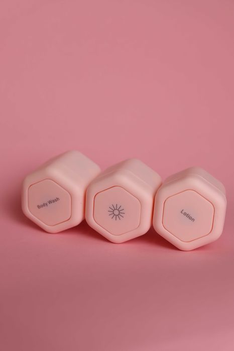 ‼️ХІТ продаж‼️Магнітні баночки для крему 3шт,дорожні набір контейнерів