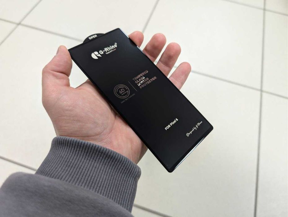 Google Pixel 6 Защитное стекло G-Rhino Full Glue Захисне скло