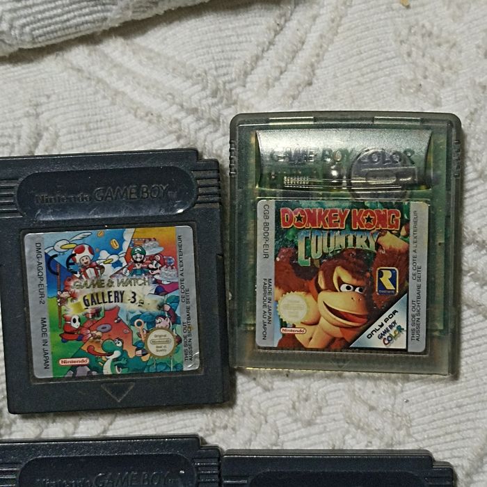 Jogos de game Boy colour e advance e normais
