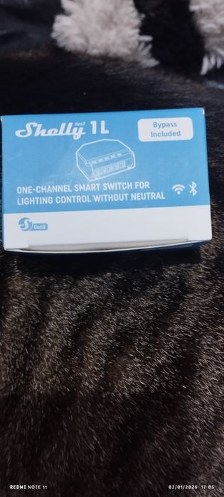 Shelly 1L Gen3
Relé