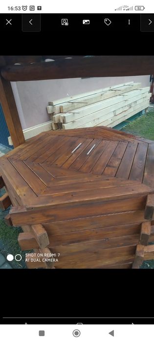 Studnia,obudowa studni sześciokąt