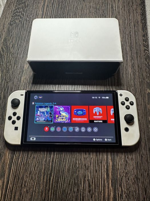 Nintendo switch oled - bialy
