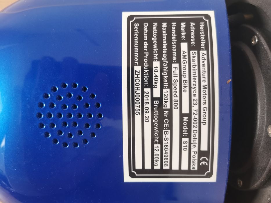 Elektryczna Deskorolka 10' HOVERBOARD SAMSUNG 1000