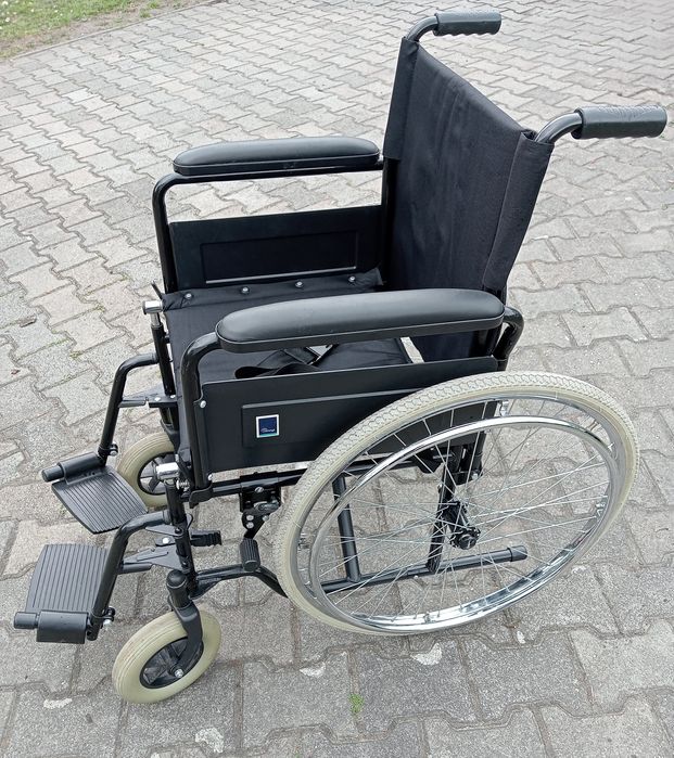 Timago Jak nowy Wózek inwalidzki łamany z hamulcem stan BDB, transport
