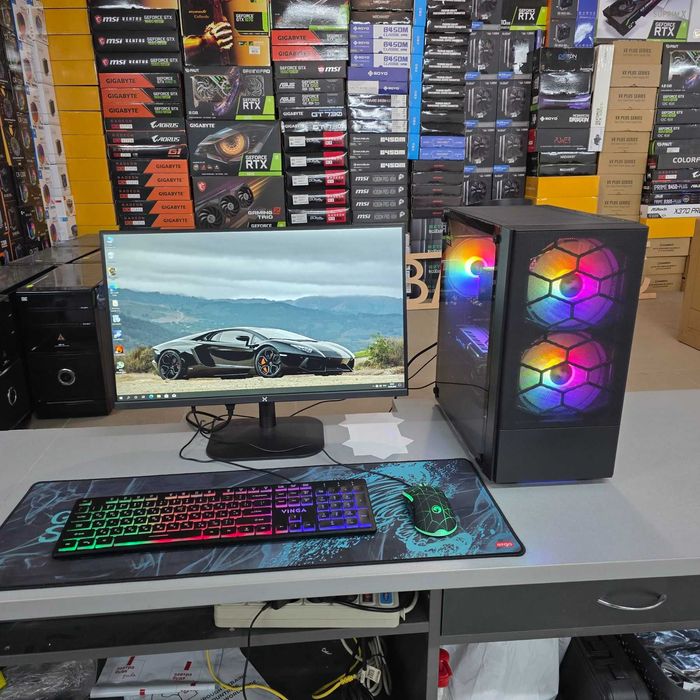 Компютер Новий Ryzen 5 3600 PRO, 16GB DDR4, Sapphire RX 580, SSD 480GB