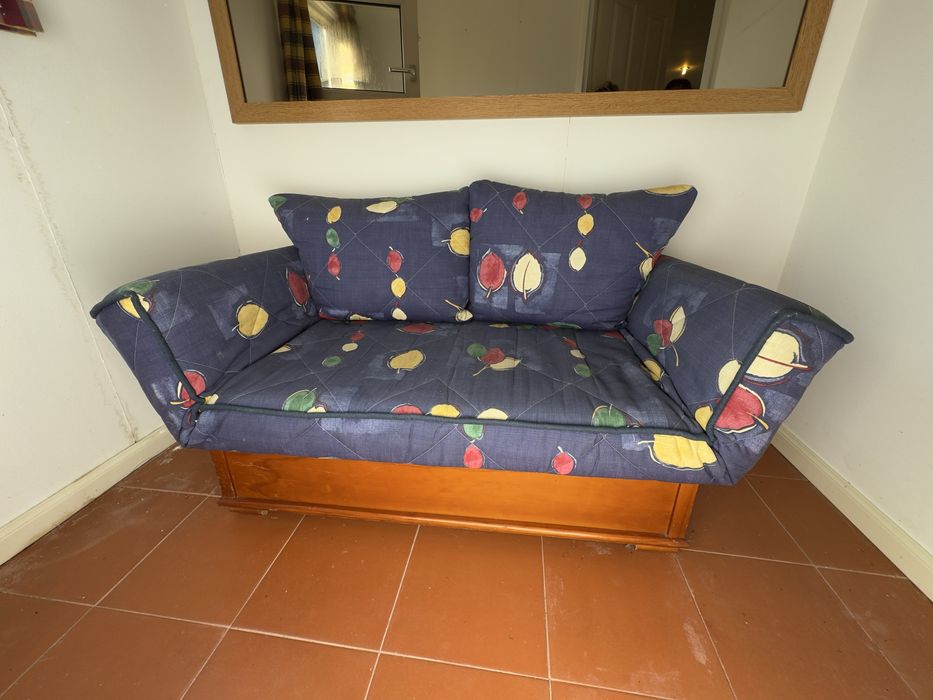 Sofá Cama 180cm Individual com Arrumação