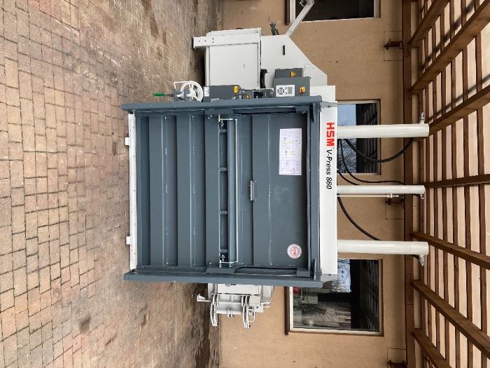 Belownica prasa do makulatury folii kartonu HSM v-press 860 Plus B