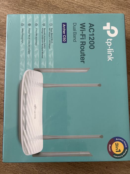 Роутер TP-Link Archer C50 AC1200 Dual Band