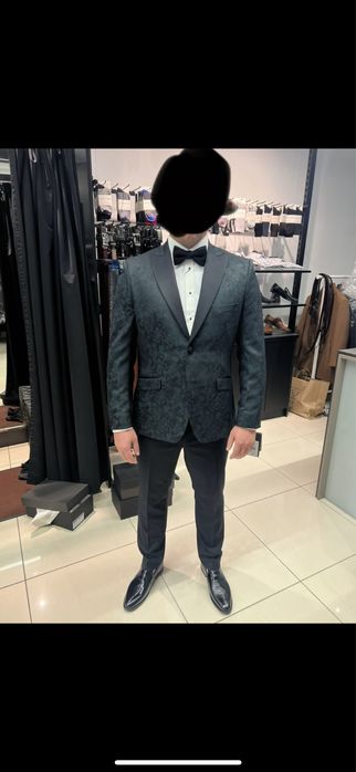 Mokasyny loafersy męskie lakierowane prążki 41