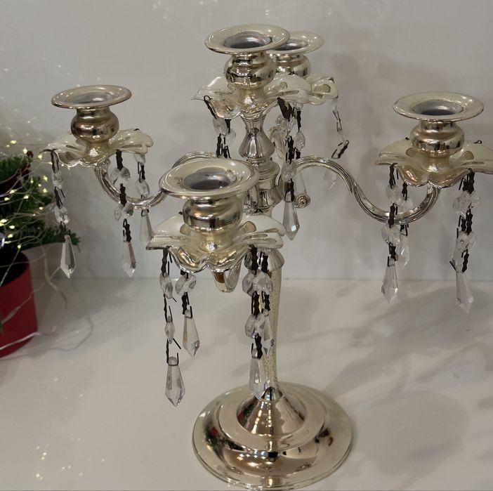 Cрібний підсвічник