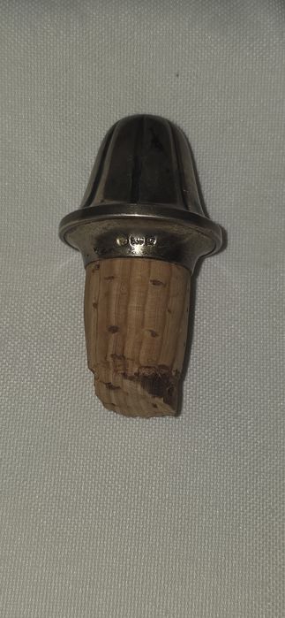 Korek do karafki, butelki srebro próba 800