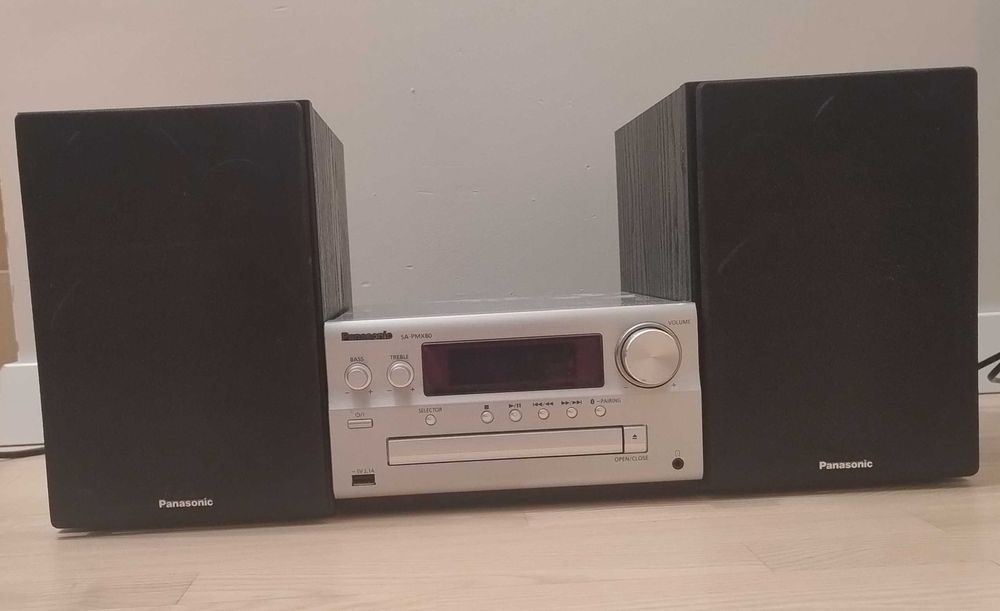 Mini wieża Panasonic SC-PMX80 srebrna