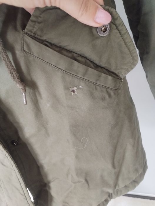 Kurtka, Parka  dziewczęca, rozm. 152, khaki