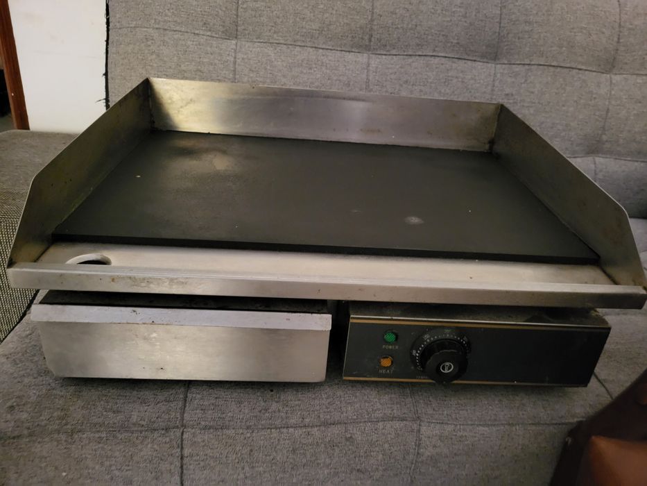 Placa lisa para grelhar