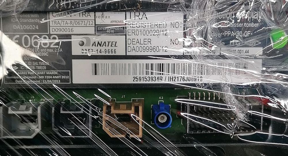 Display GPS Renault Clio 4, Captur referência 259153934R.