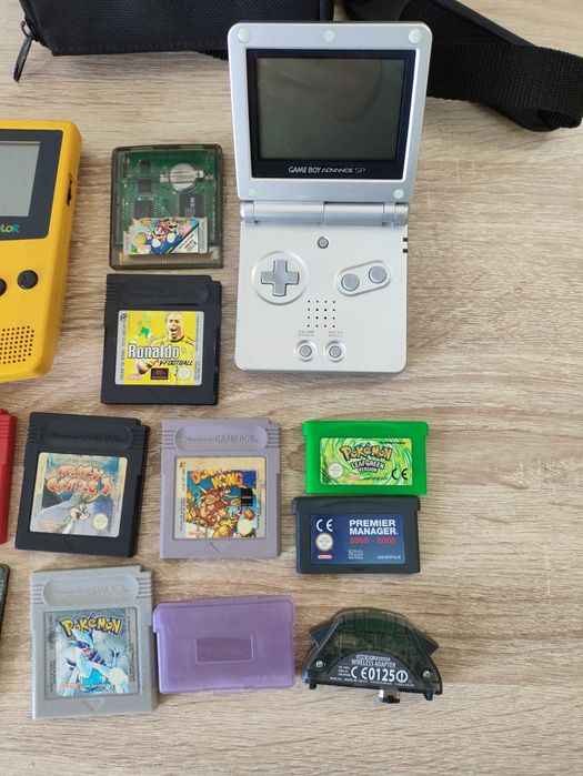 LOTE RETRO GameBoy Colors + Advance + Bolsa + Jogos