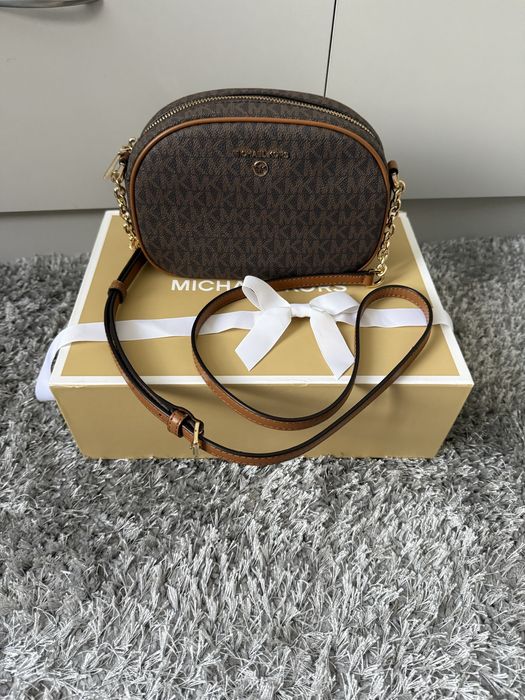 Сумка через плечо Michael Kors коричневого кольору