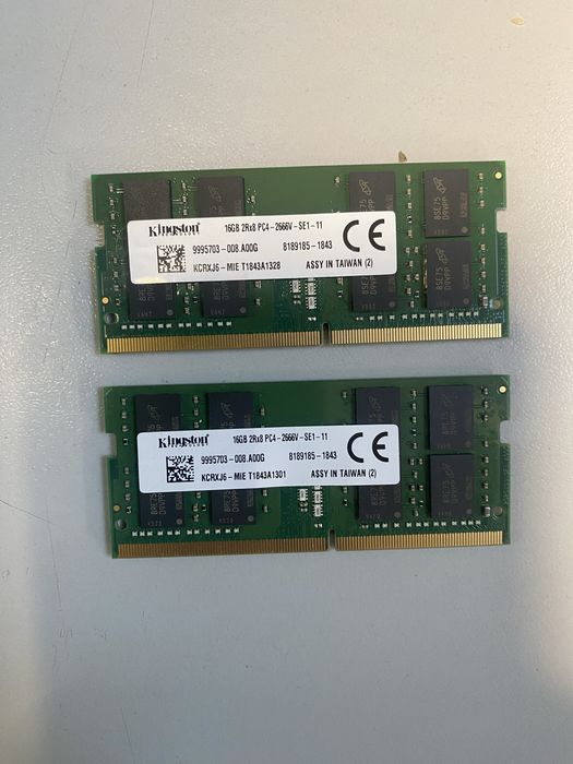 Пам*ять ОЗУ RAM SO-DIMM DDR4 2666 3200 16GB (32)  32ГБ 64 ноутбучна