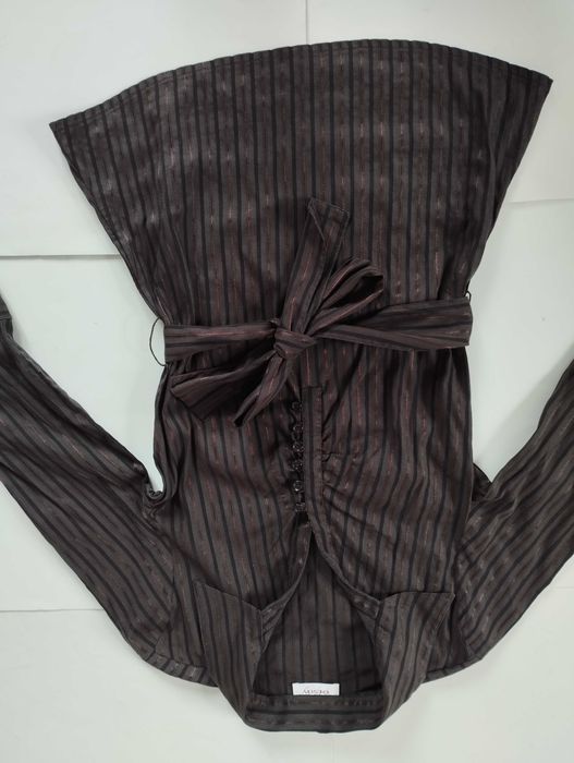 ORSAY brazowa koszula damska z paskiem rozmiar S / 36