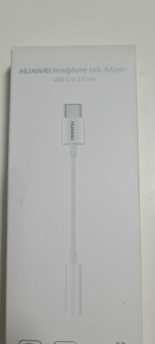 Adaptador Original Huawei USB-C para Jack 3.5mm (Auscultadores) (Novo/Selado)