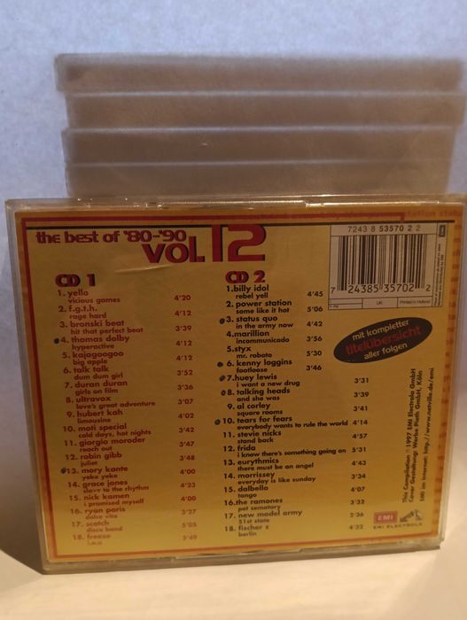 cd The Best of 80/90 (compilação - 2CD - Raro)