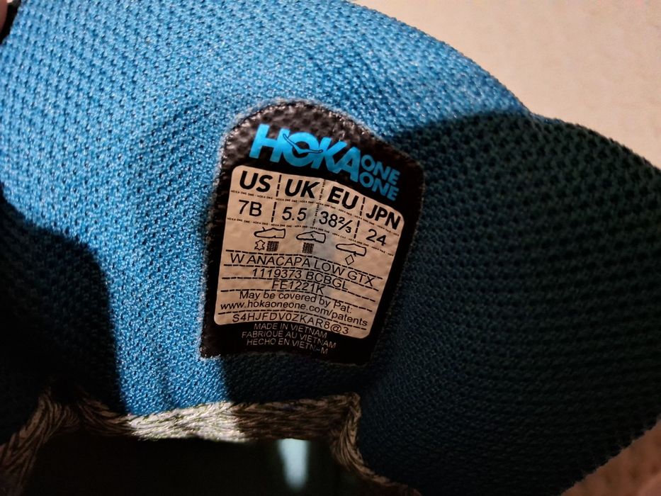 Hoka Anacapa low GTX. Розмір 38.5. Устілка 24см до загину. Оригінал