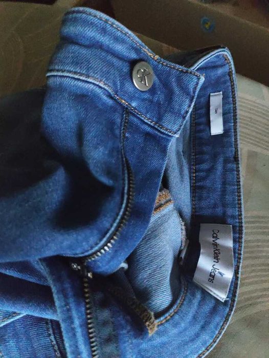 Джинсы Calvin Klein jeans USA w32 stretch blue.