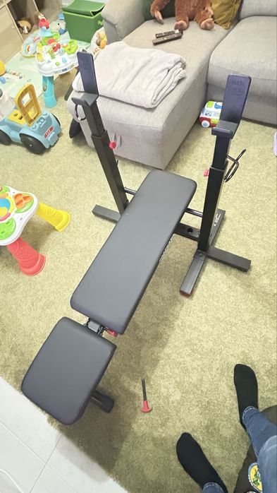 Banco de Musculação Corength (Decathlon) - Dobrável e com Suporte