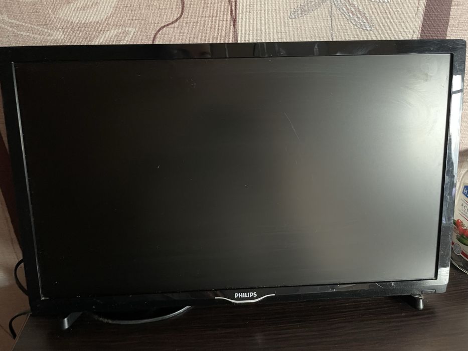 Э телевізор Philips 22” — без пульта