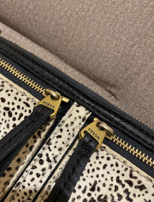 Fossil кожанная сумка