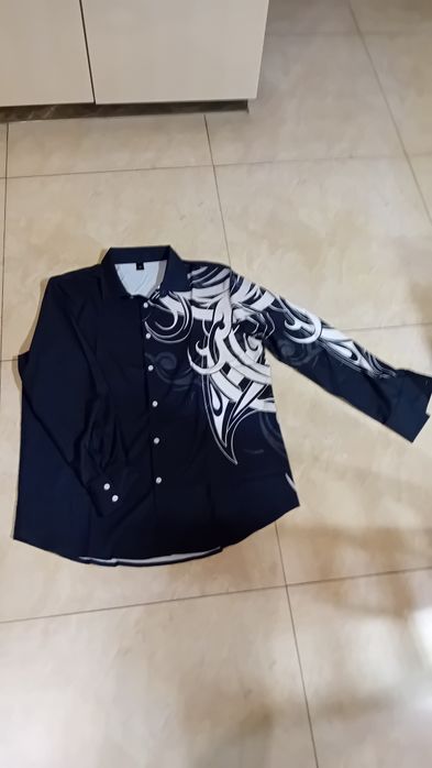 Koszula męska czarna L