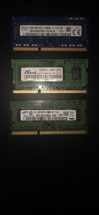 Оперативна память DDR 3.