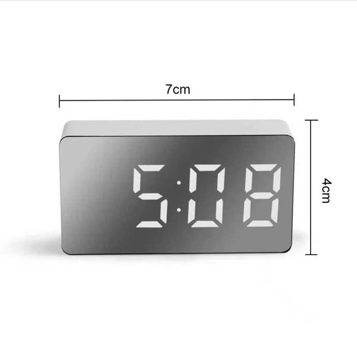 LED USB Alarm Clock with Date and Temperature. NEW64354257752578122