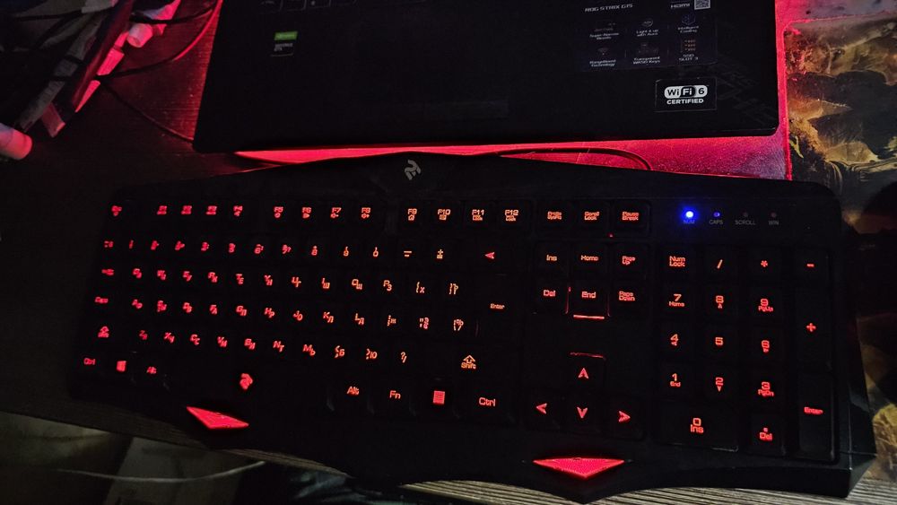 Клавіатура ігрова повнорозмірна 2Е  Ares KG