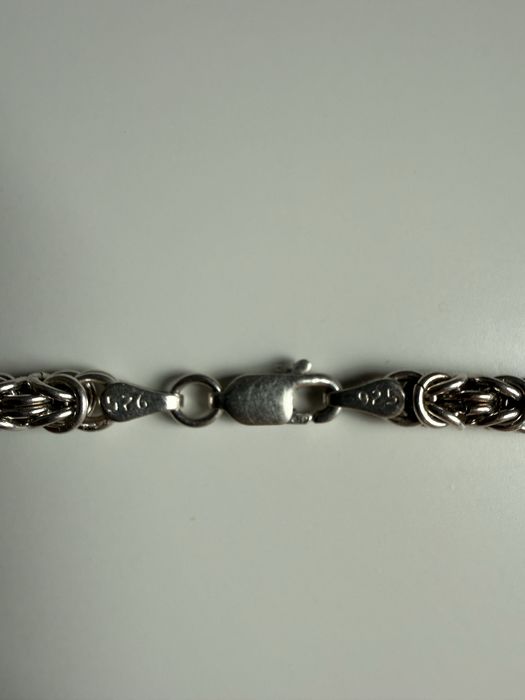 srebrny łańcuszek królewski 925 44g 60cm