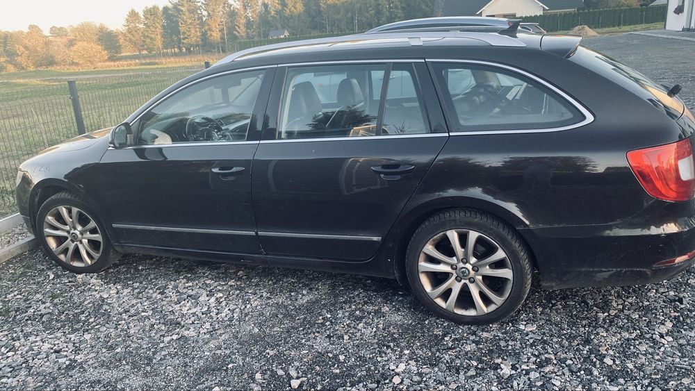 Skoda Superb II uszkodzony silnik