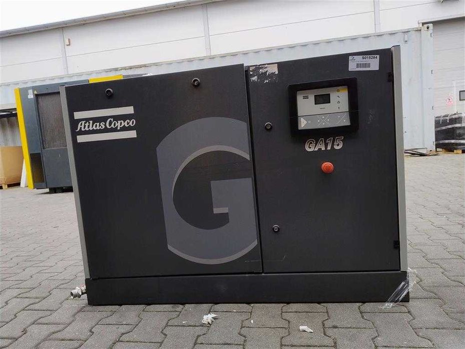 Sprężarka śrubowa ATLAS COPCO GA15, 15kW, 2.36m3/min, S015284