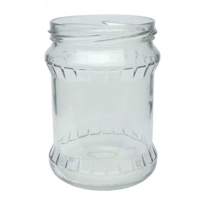 Słoik 500ml/ półlitrowy / 0,5 / FISH / karbowany