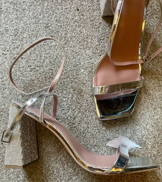 Asos Sadndały damskie rozm. 44 UK 13 na szersze stopy ~29 cm