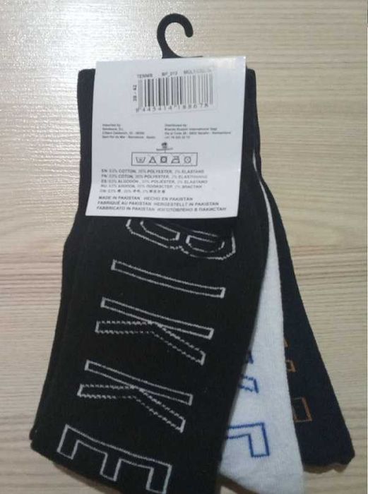 Шкарпетки Bikkembergs оригінал, ціна за 3 пари в уп. .