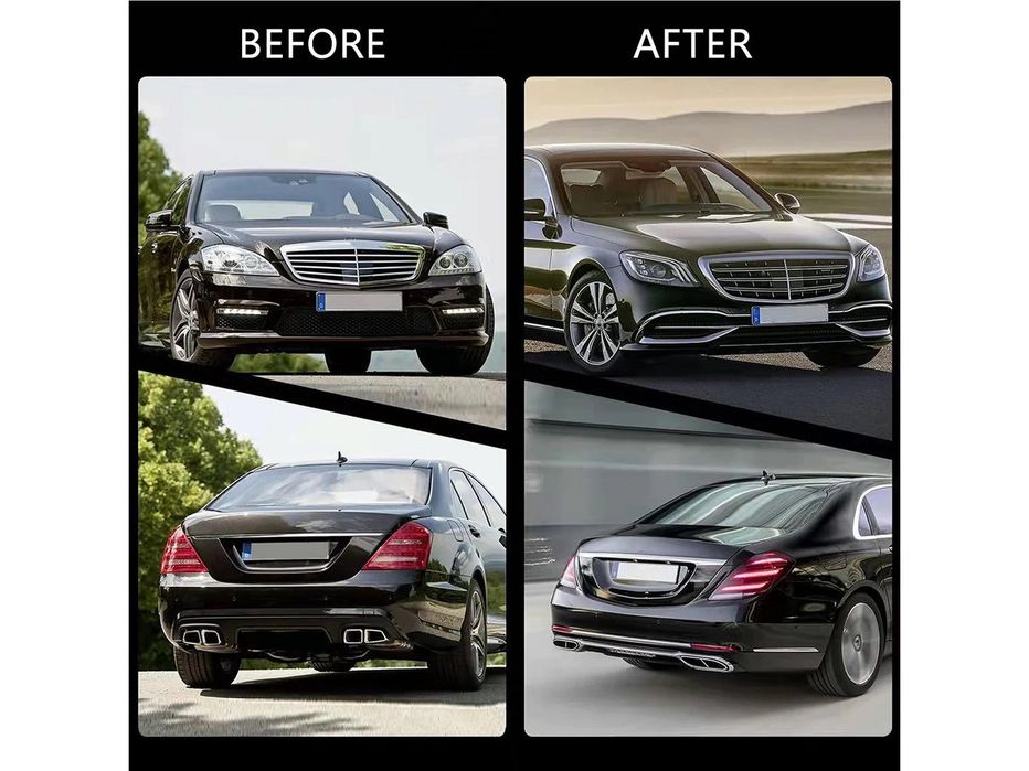 Mercedes S-class W221 Комплект рестайлінгу в W222 AMG S63/Мерседес
