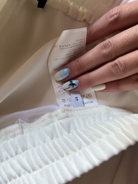 Bezowe Spodnie materiałowe trussardi 44 XXL