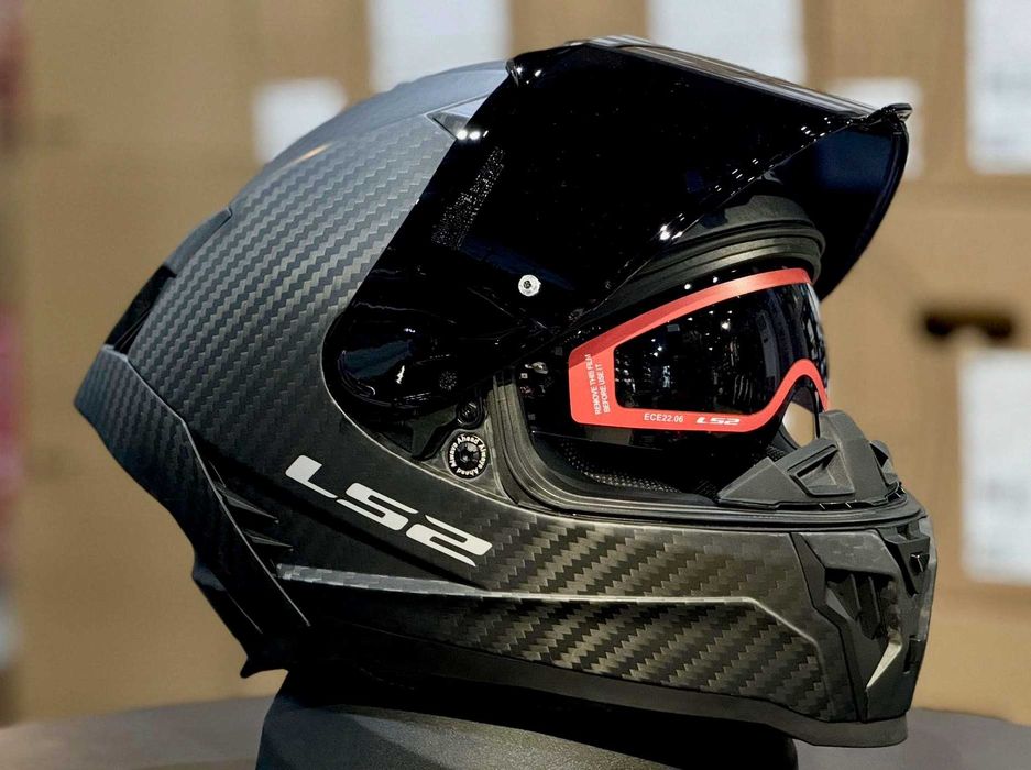 Capacete NOVO LS2 FF807 Dragon Carbon Mat. Desconto+EXTRAS. Tam XL